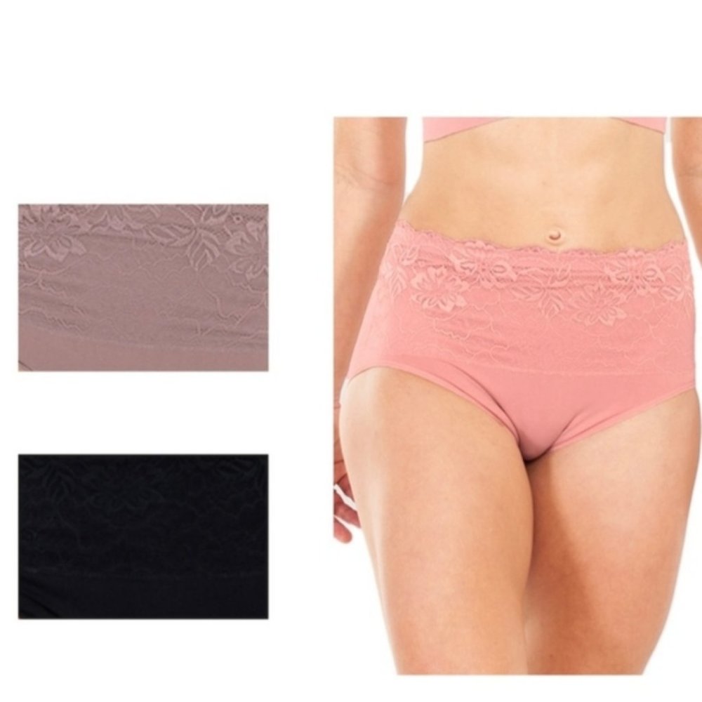 Rhonda Shear 3-Pack Cotton Blend Briefs, L